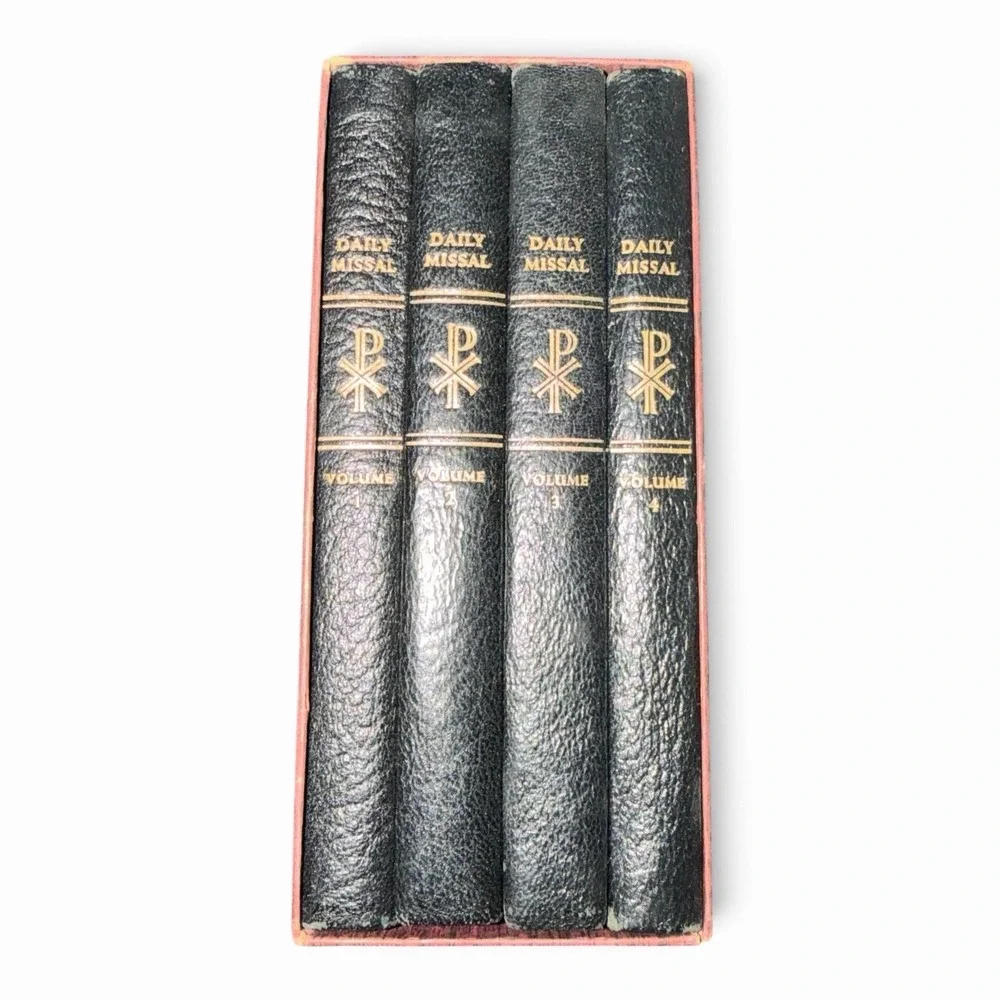 VTG Saint Andrew Daily Missal 4 Volumes Set Dom Gaspar Lefebvre 1959 Catholic